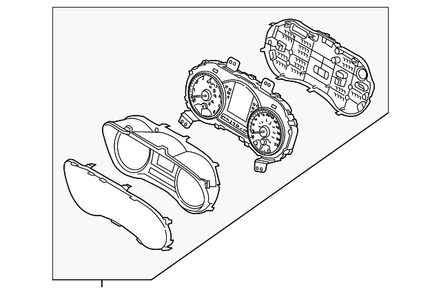 Cluster Assembly - Kia (94003-B0311)