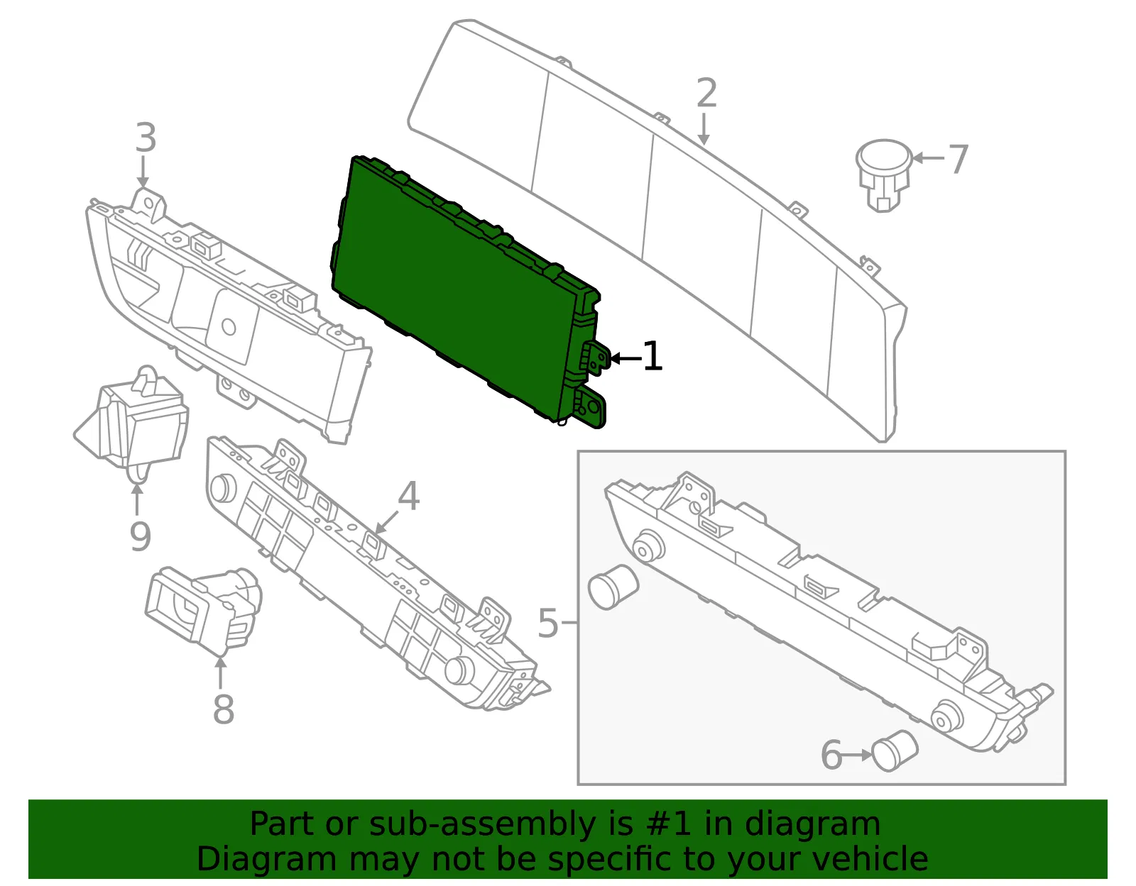 Cluster Assembly - Kia (94003-CH000) - view 2