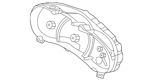 Instrument Cluster - Kia (94011-4D080)