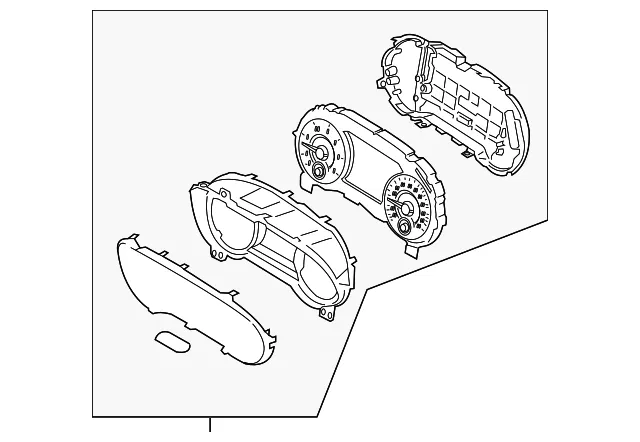 Cluster Assembly - Kia (94011-J5521)