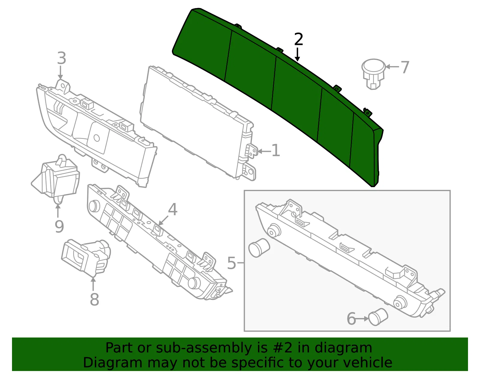 Cluster Assembly - Kia (94013-CH100) - view 2