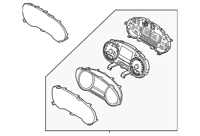 Cluster Assembly - Kia (94016-B2760)