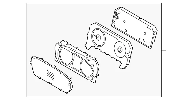 Cluster Assembly - Kia (94021-3T040)