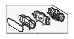 Cluster Assembly - Kia (94032-1W014) - view 3