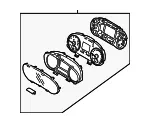 Cluster Assembly - Kia (94041-A8010) - view 3