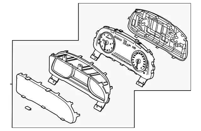 Instrument Cluster - Kia (94041-F6031)