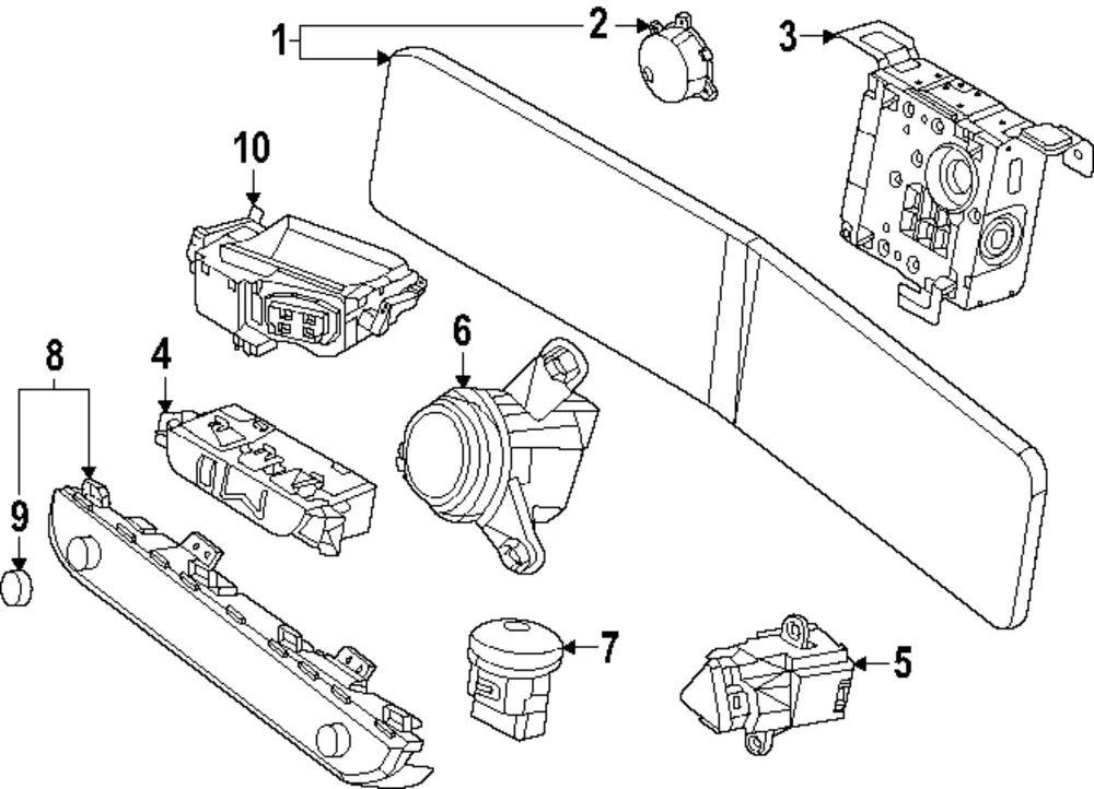 Cluster Assembly - Kia (94053-R0110)