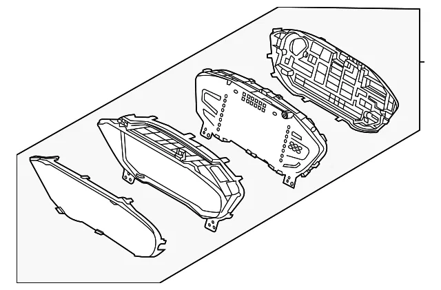 Instrument Cluster - Kia (94061-G5100)