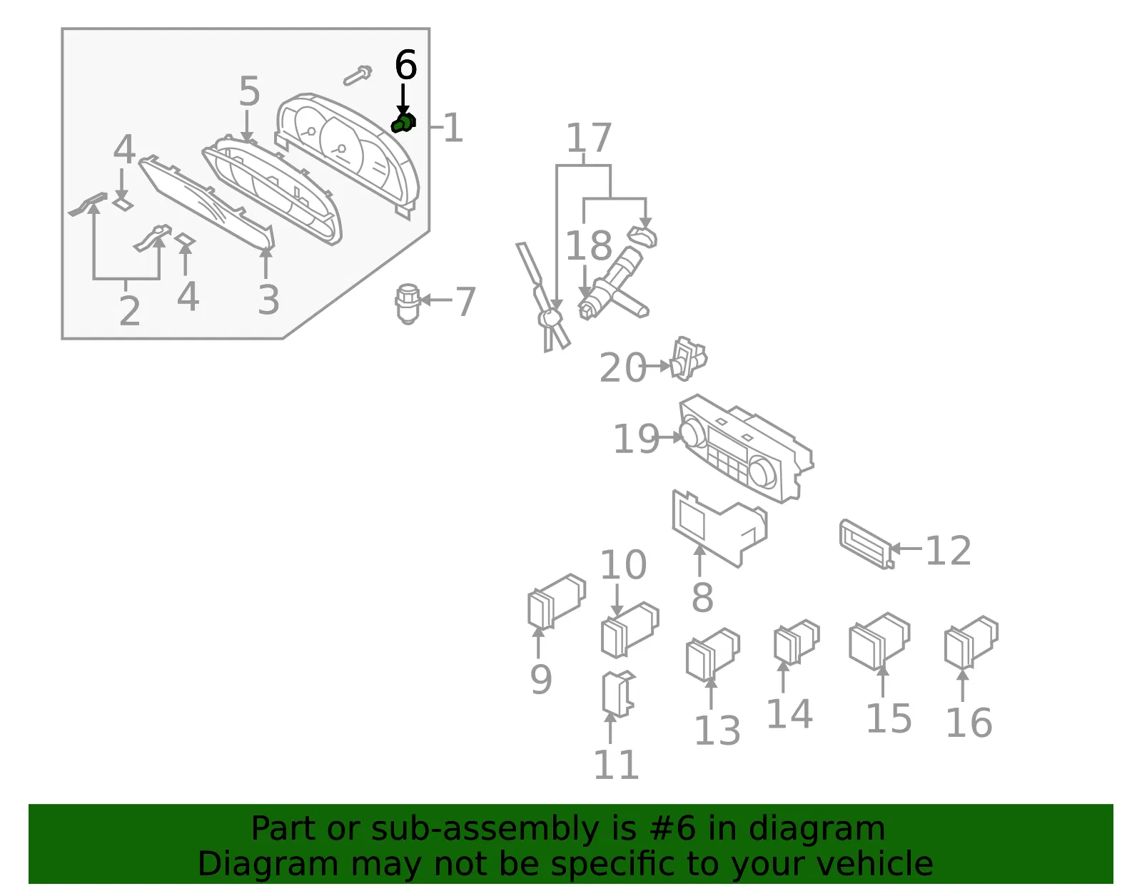 Bulb - Kia (94310-2C000) - view 2