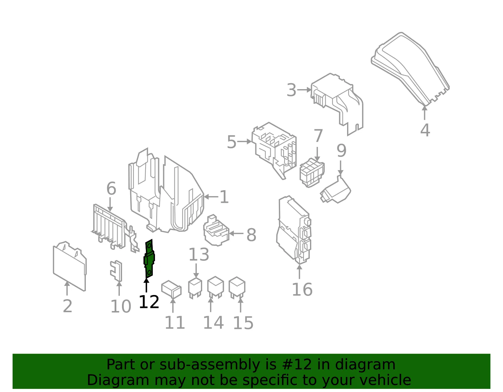 Multi-Purpose Fuse - Volvo (9441939) - view 2