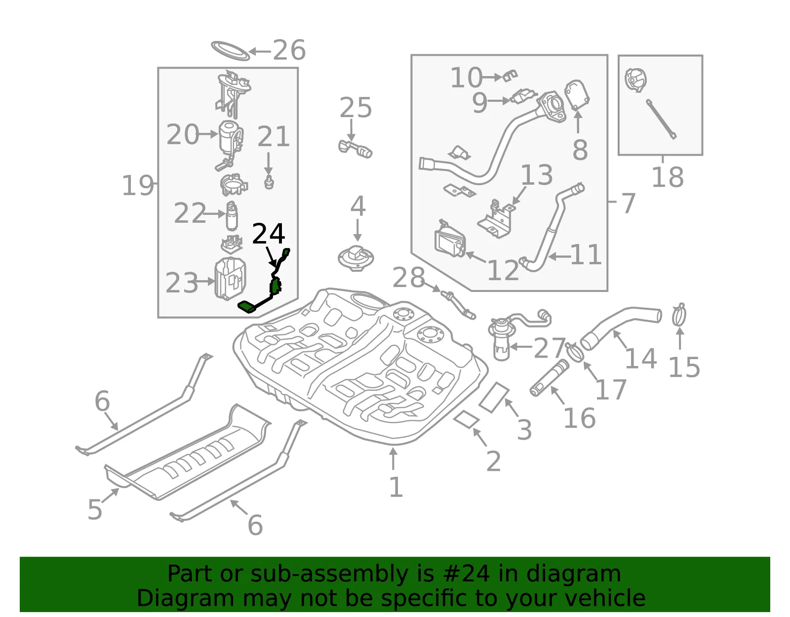 Level Sensor - Kia (94460-4R000) - view 2
