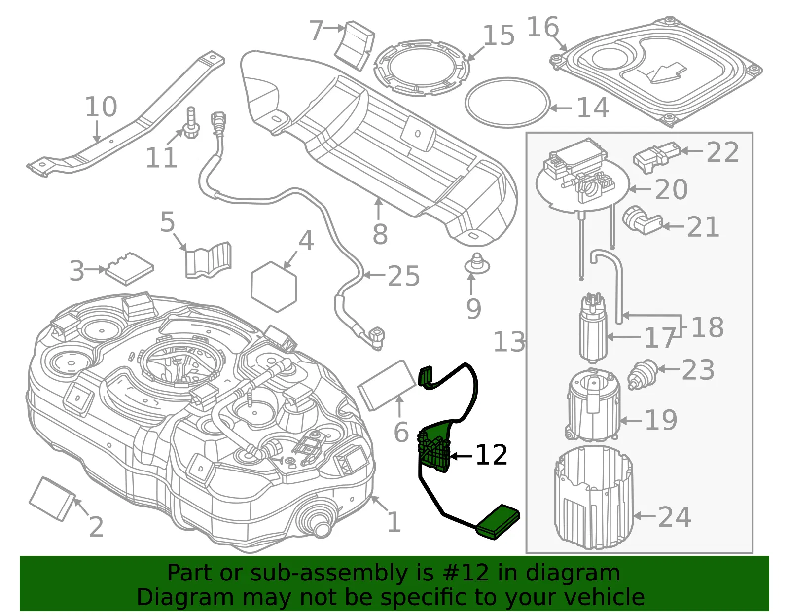 Level Sensor - Kia (94460-AT600) - view 2