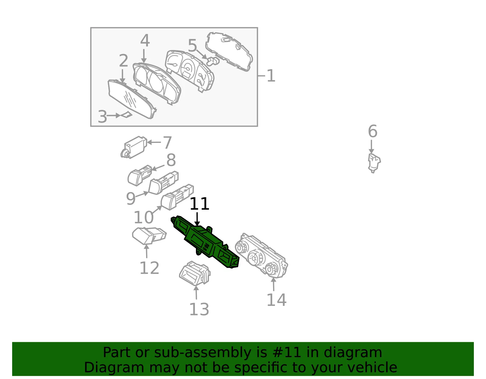 Clock - Kia (94510-1F100) - view 2
