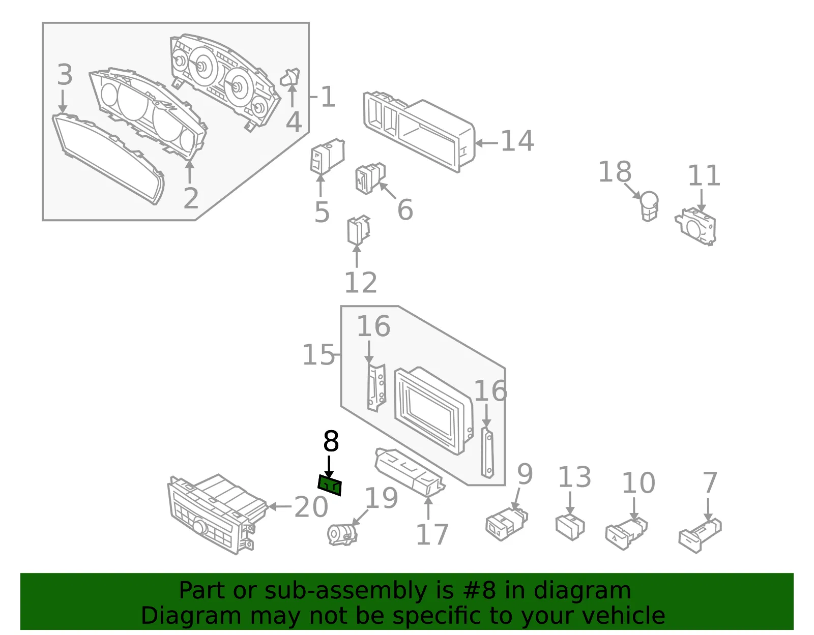 Switch - Kia (94510-3F005VA) - view 2