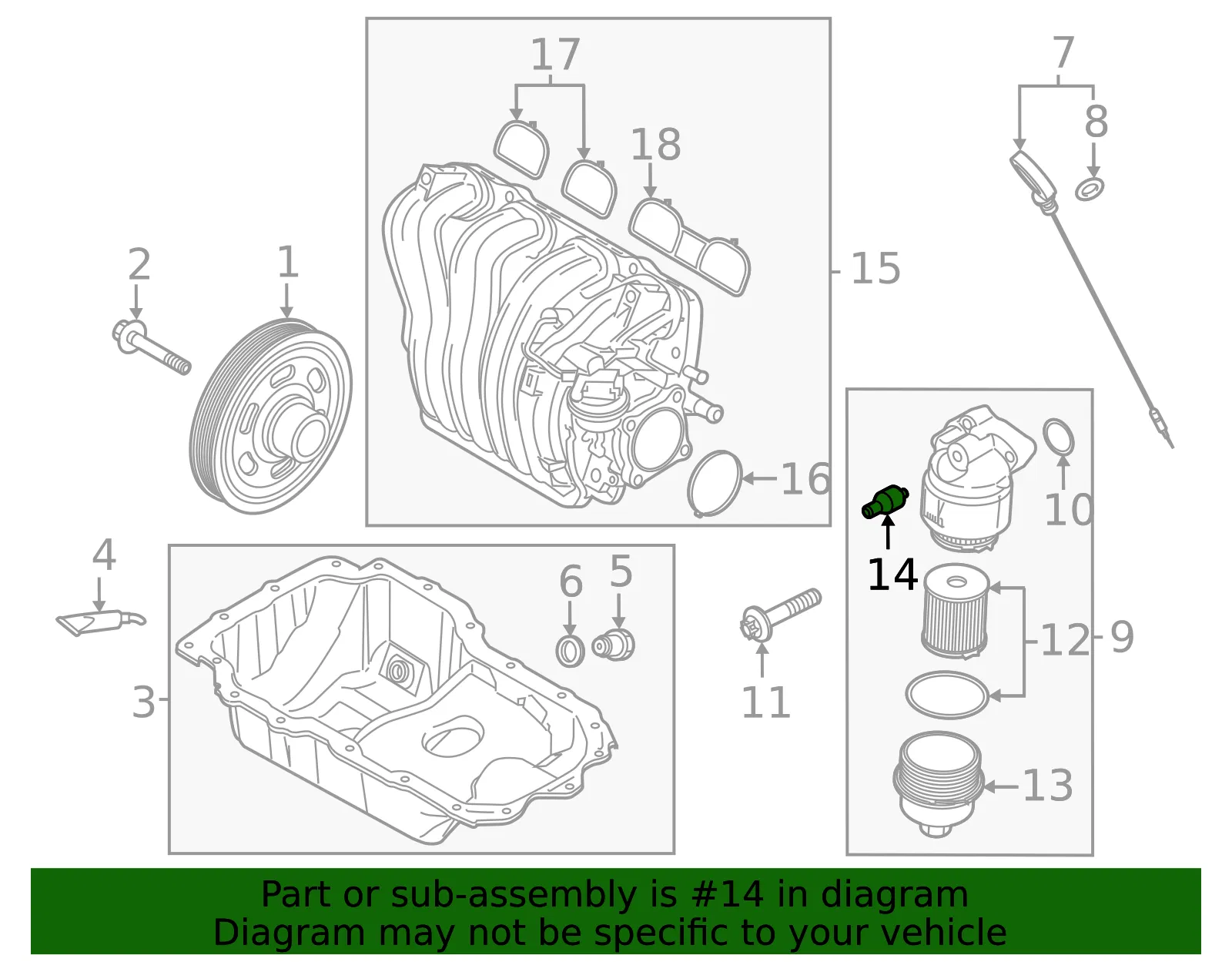Pressure Switch - Kia (94750-2M315) - view 2
