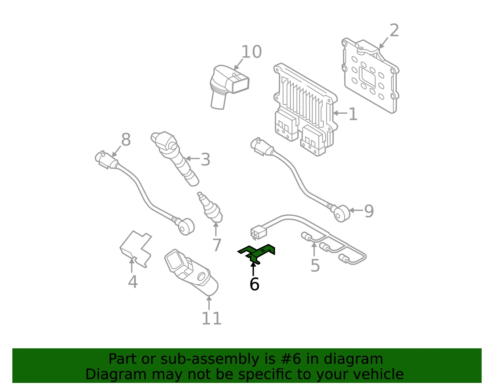 Harness Bracket - Kia (94764-3C710) - view 2