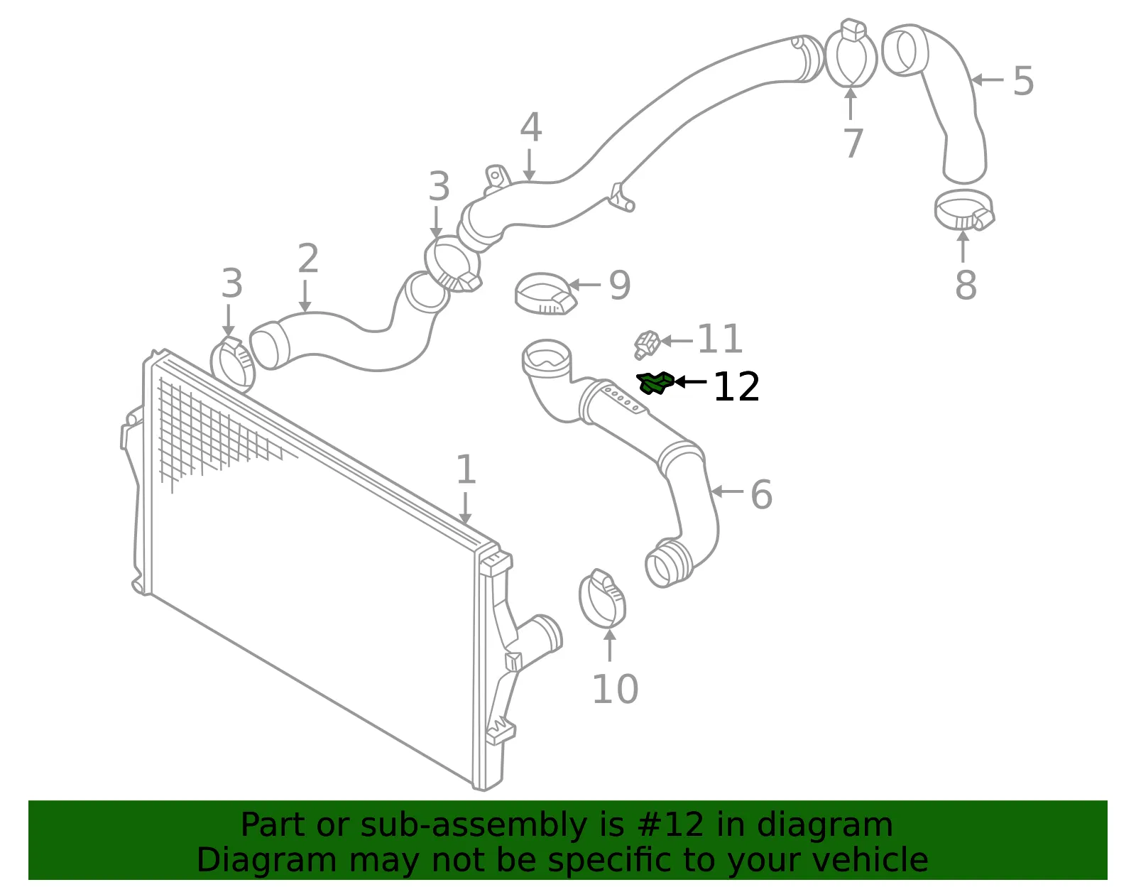 Manifold Absolute Pressure Sensor - Volvo (9486209) - view 3
