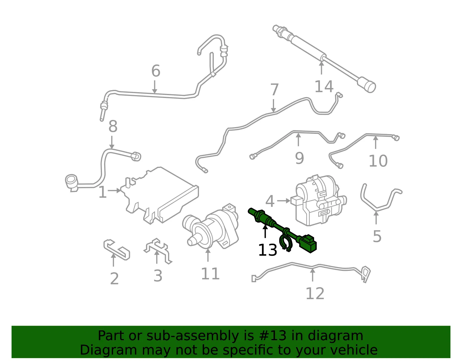 Oxygen Sensor - Volvo (9487150) - view 3