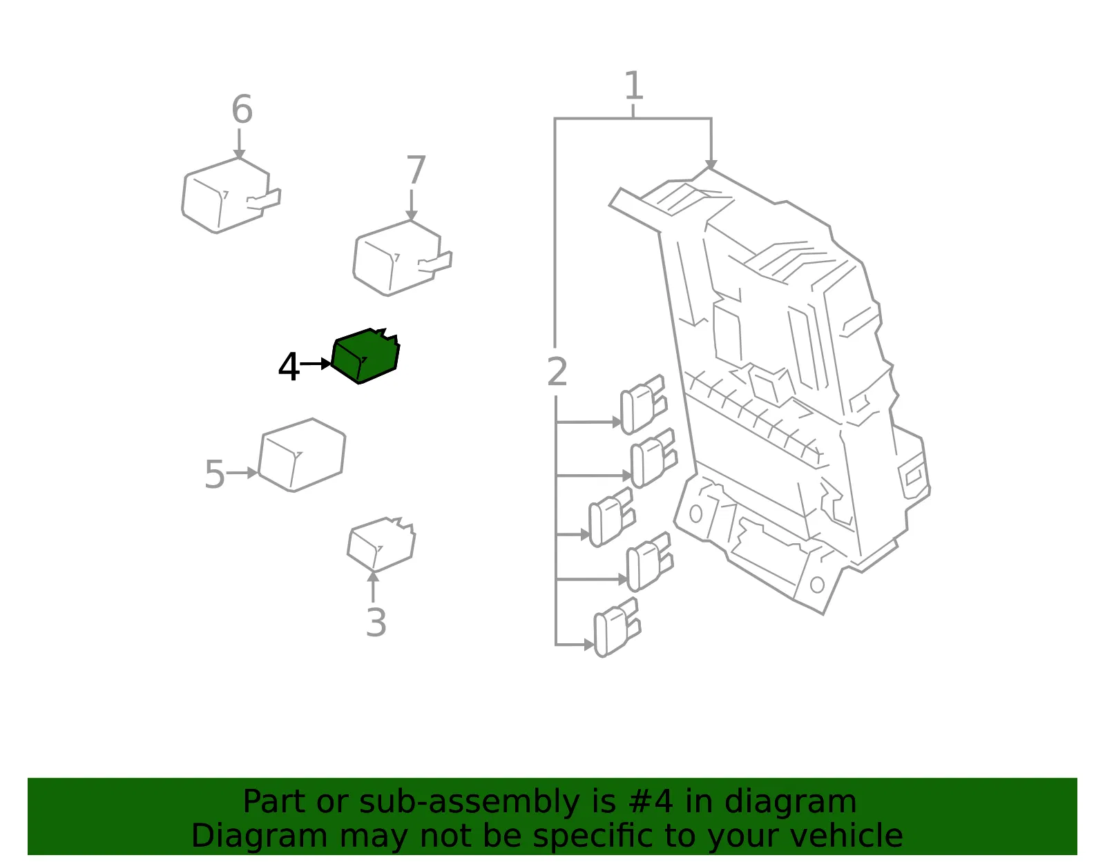 Relay - Kia (95225-2D000) - view 2
