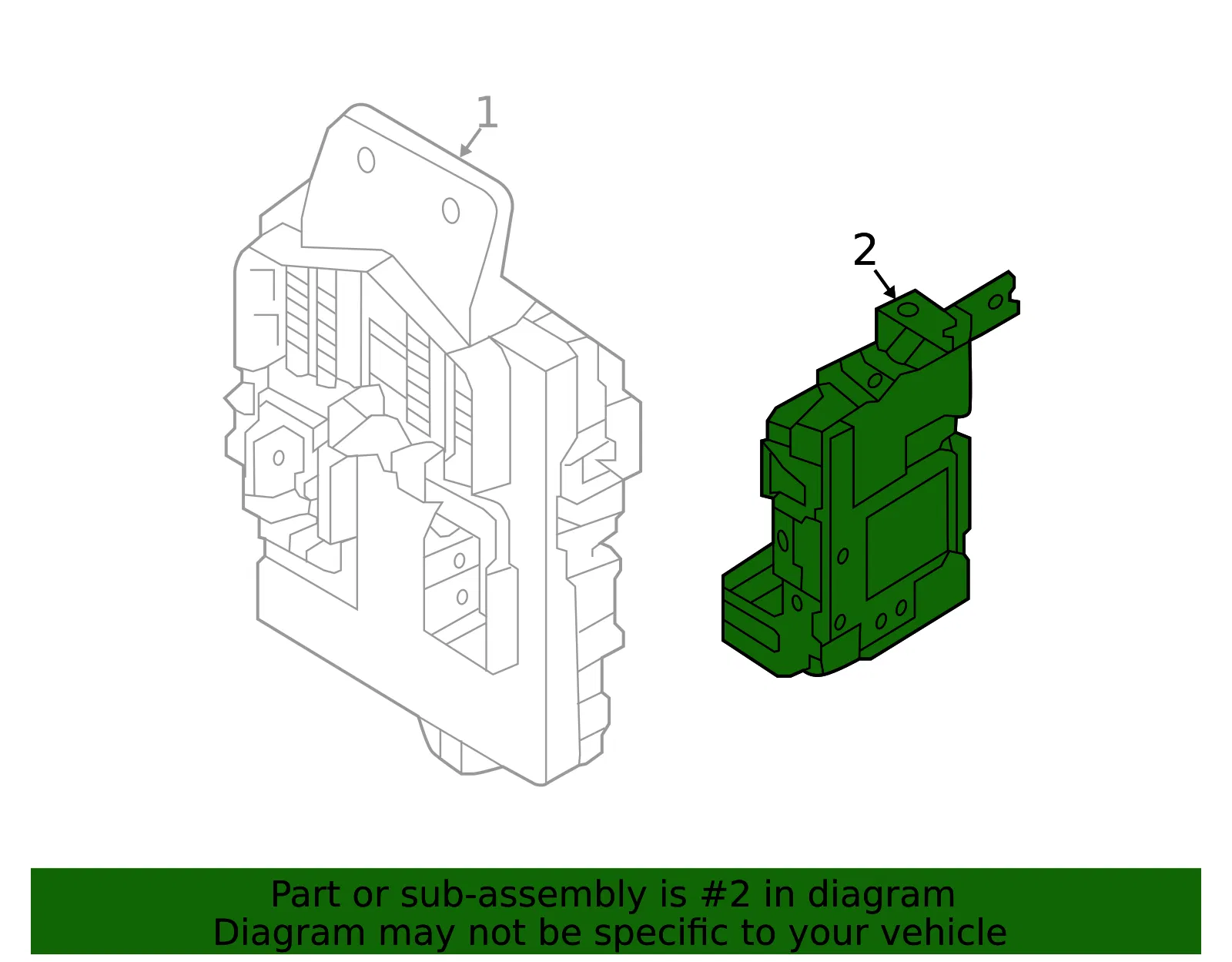 Body Control Module - Kia (95400-D4090) - view 2