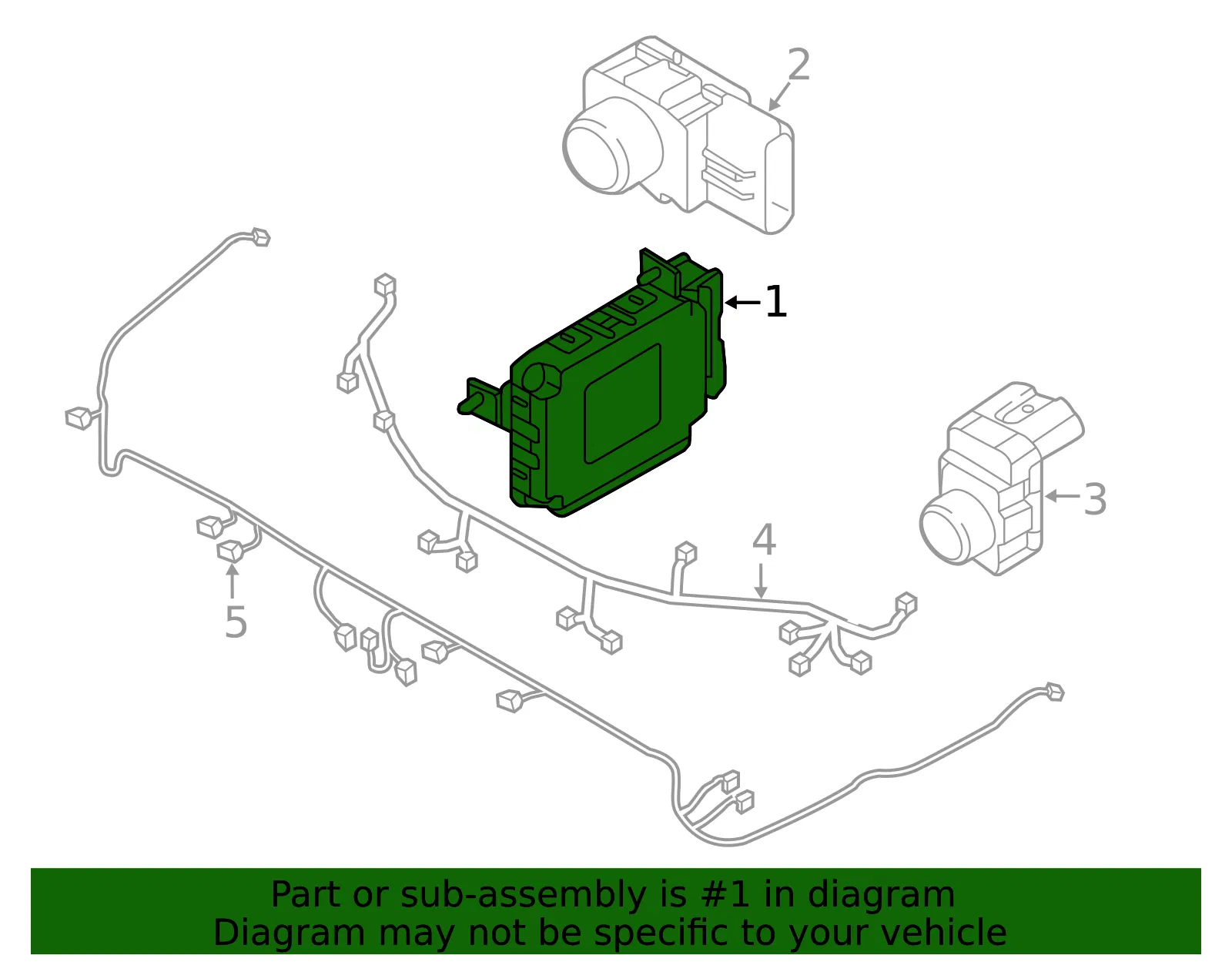 Control Module - Kia (95400-J5430) - view 2