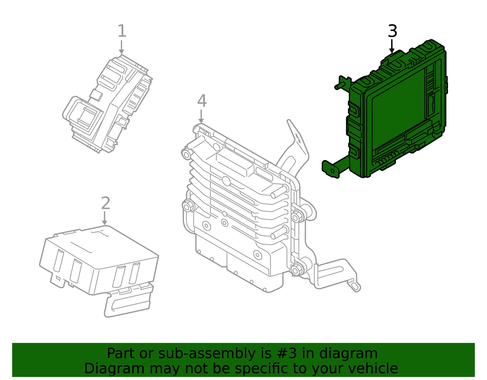 Body Control Module - Kia (95400-K0QC0) - view 2