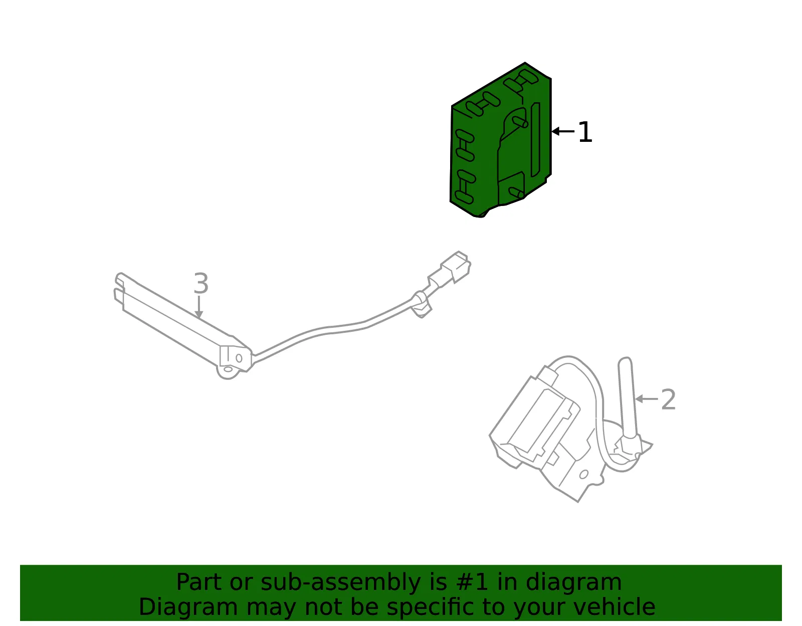Control Module - Kia (95410-1M200) - view 2