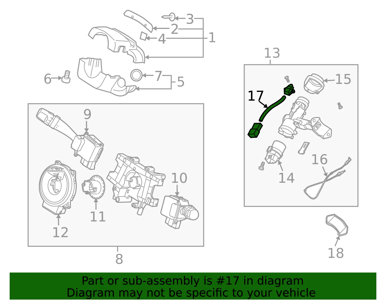 Wire - Kia (95412-2D000) - view 2