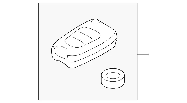 Keyless Entry Transmitter - Kia (95430-2K341)