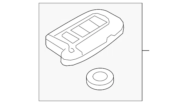 Keyless Entry Transmitter - Kia (95430-3W700)