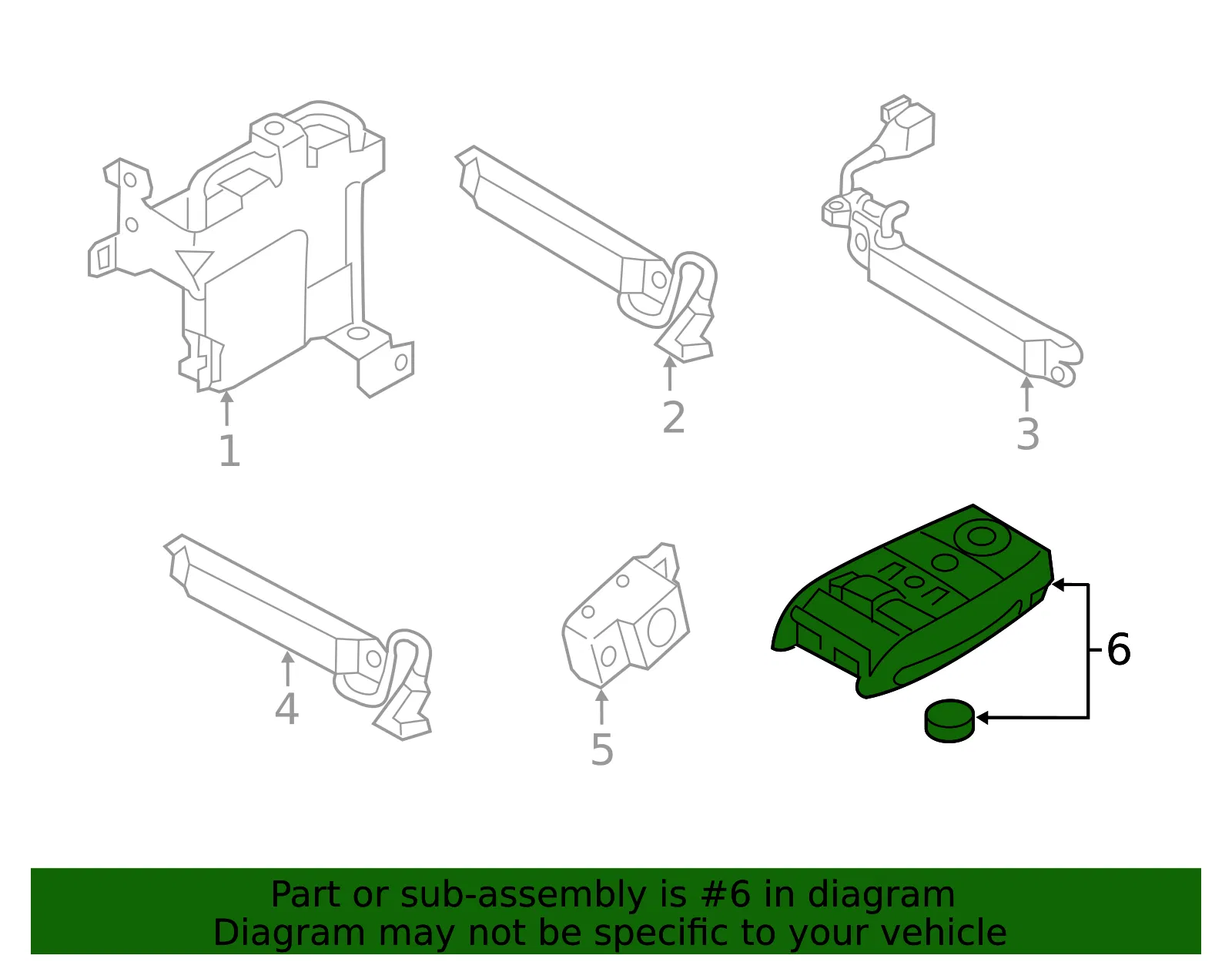 Keyless Entry Transmitter - Kia (95430-A9100) - view 2