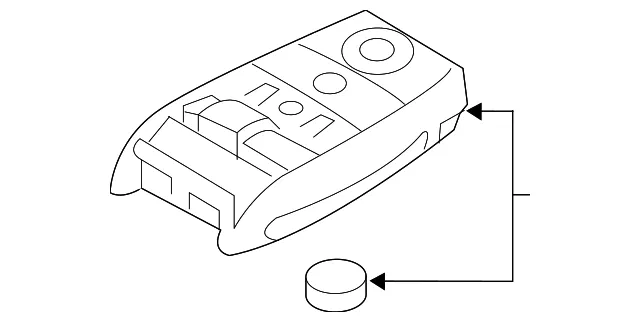 Keyless Entry Transmitter - Kia (95430-A9150)