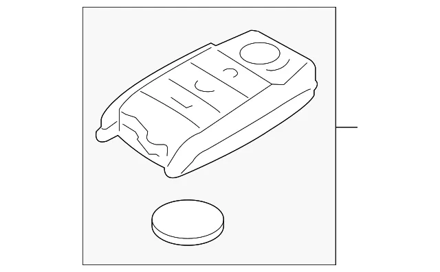 Keyless Entry Transmitter - Kia (95430-C5100)