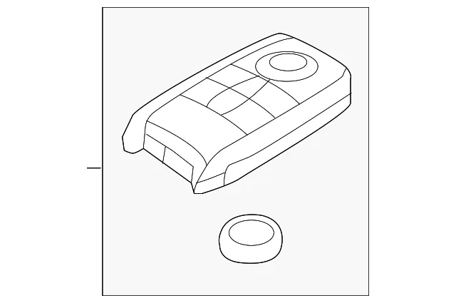 Keyless Entry Transmitter - Kia (95430-D4010)