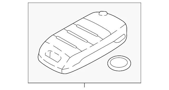 Keyless Entry Transmitter - Kia (95430-G5010)