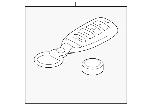 Keyless Entry Transmitter - Kia (95440-2J850)