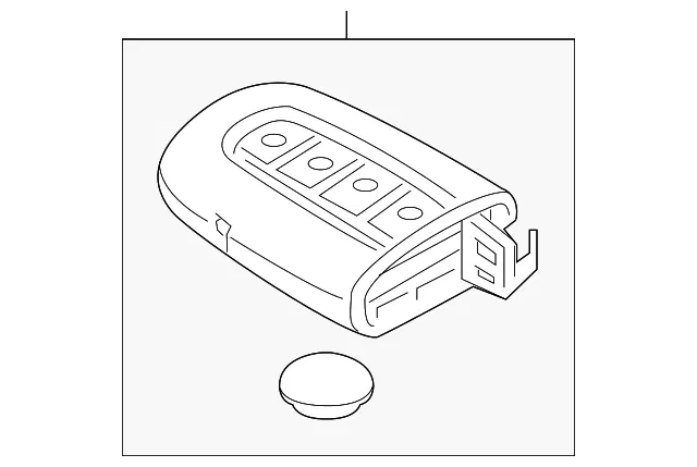 Keyless Entry Transmitter - Kia (95440-4U000)