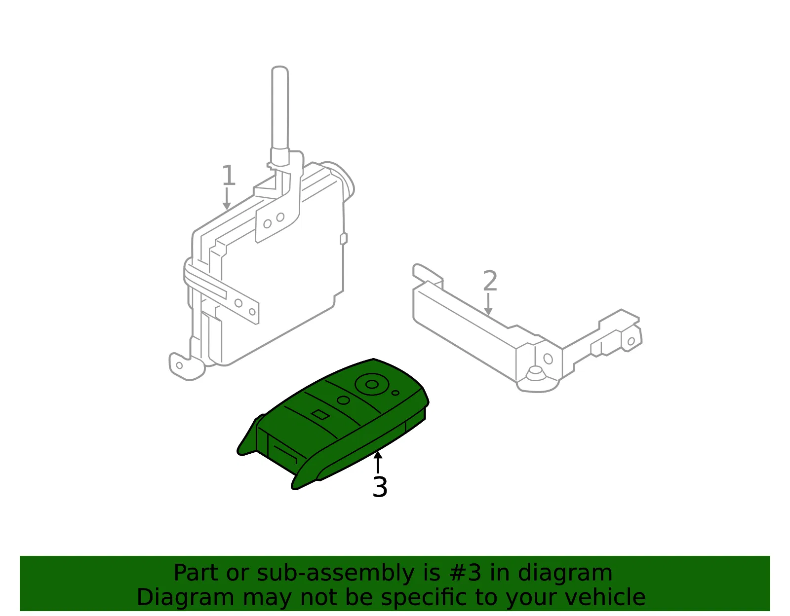 Keyless Lock Pad - Kia (95440-A7600) - view 2