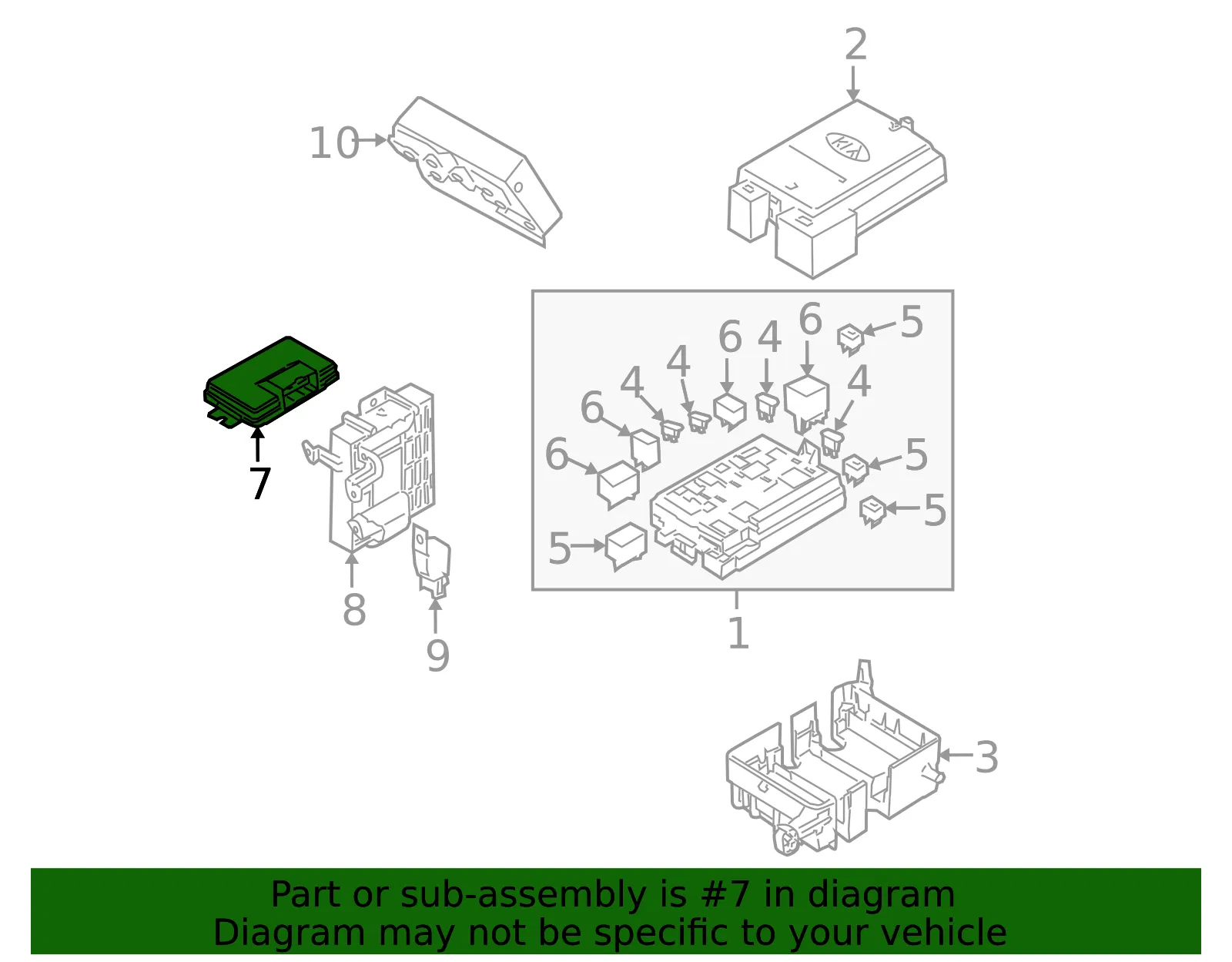 Control Module - Kia (95447-39994) - view 2