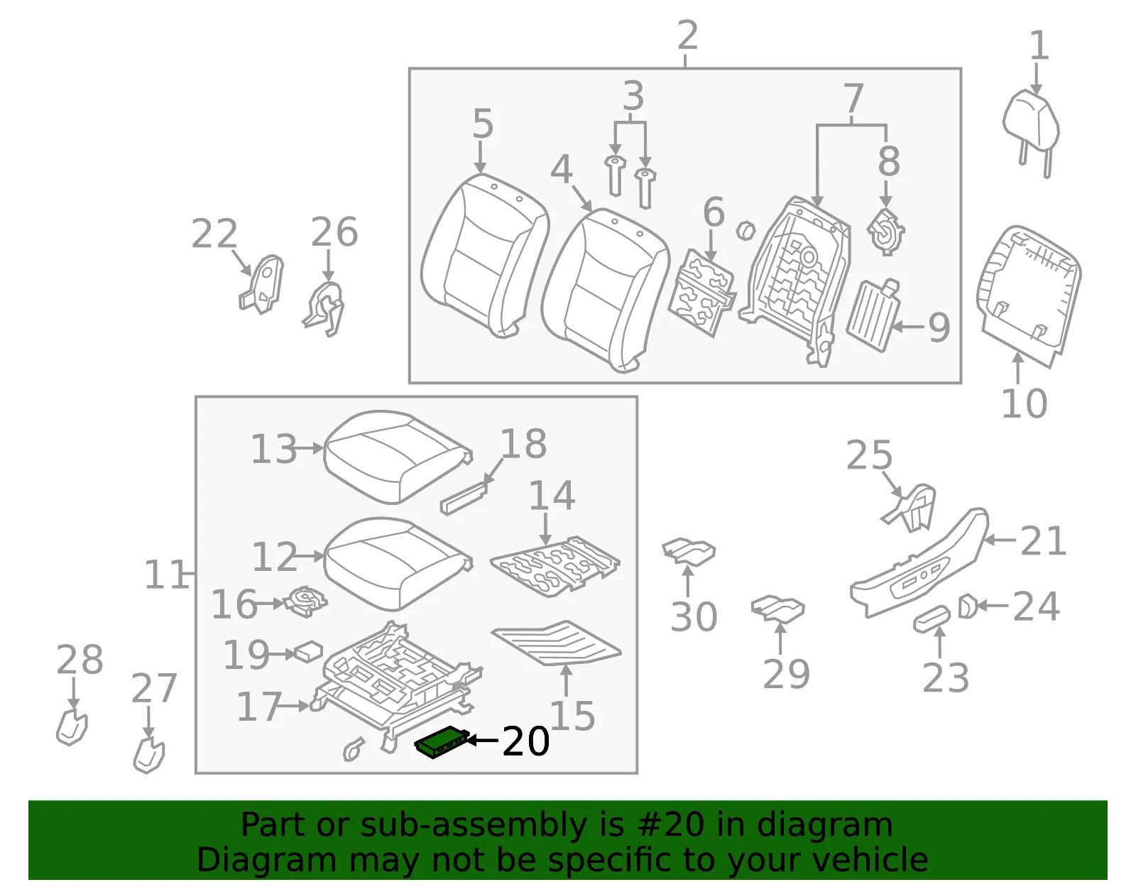 Control Module - Driver's Side (LH) - Kia (95450-1U500) - view 2