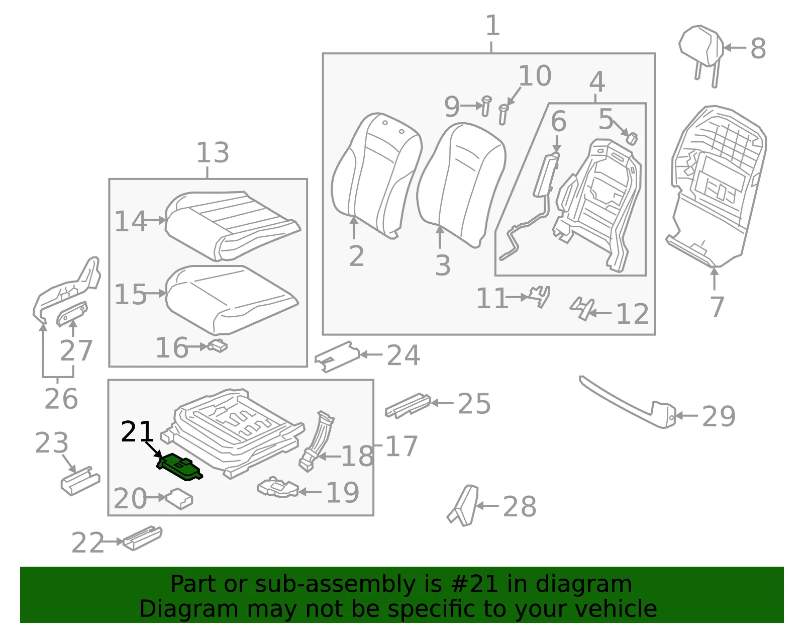 Control Module - Driver's Side (LH) - Kia (95450-J6500) - view 2
