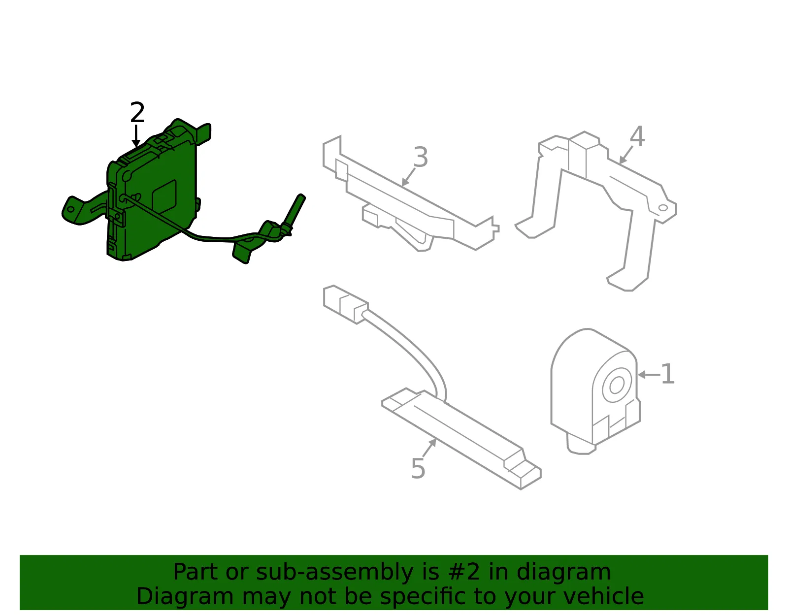 Control Module - Kia (95480-1W053) - view 2