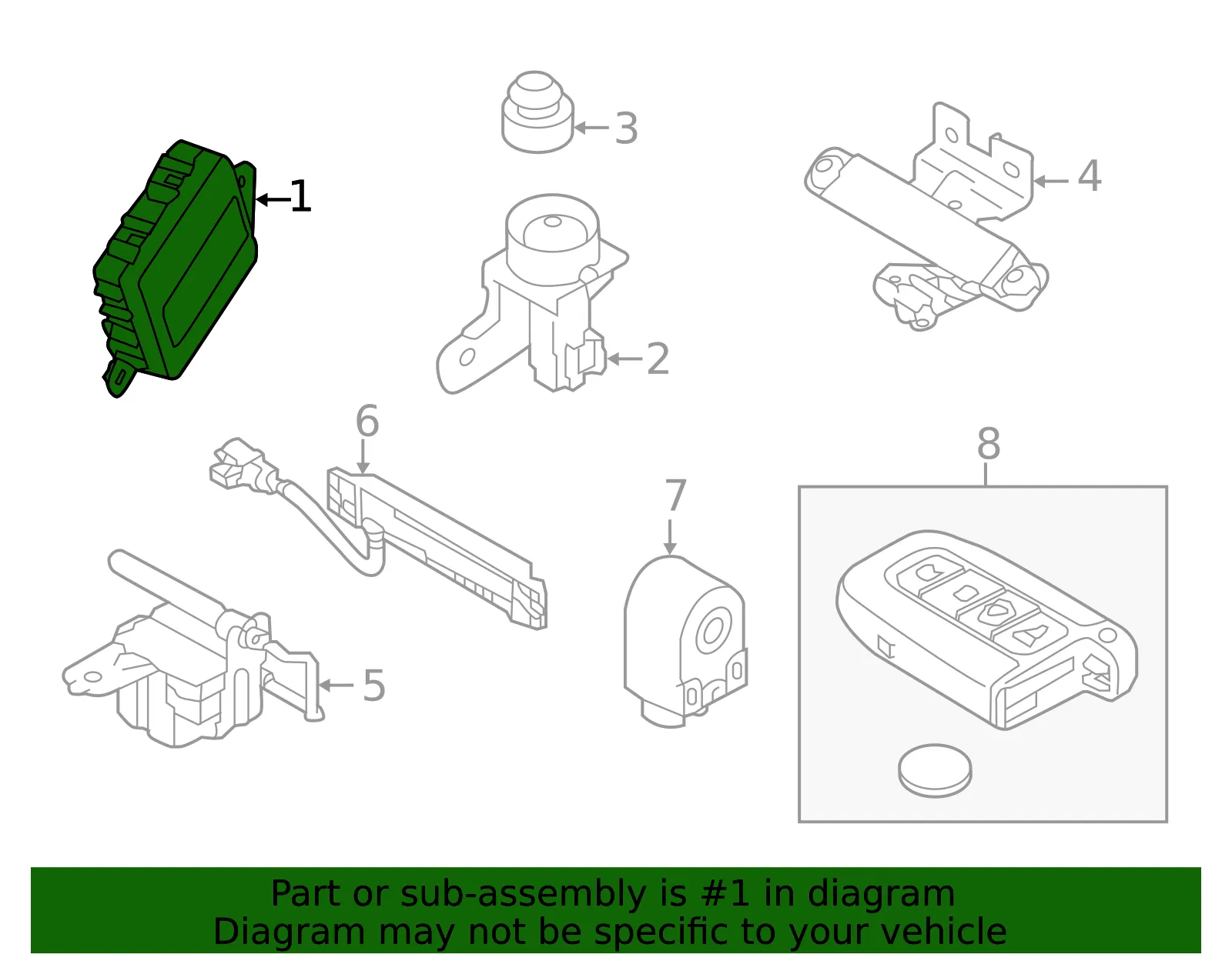 Control Module - Kia (95480-3R602) - view 2