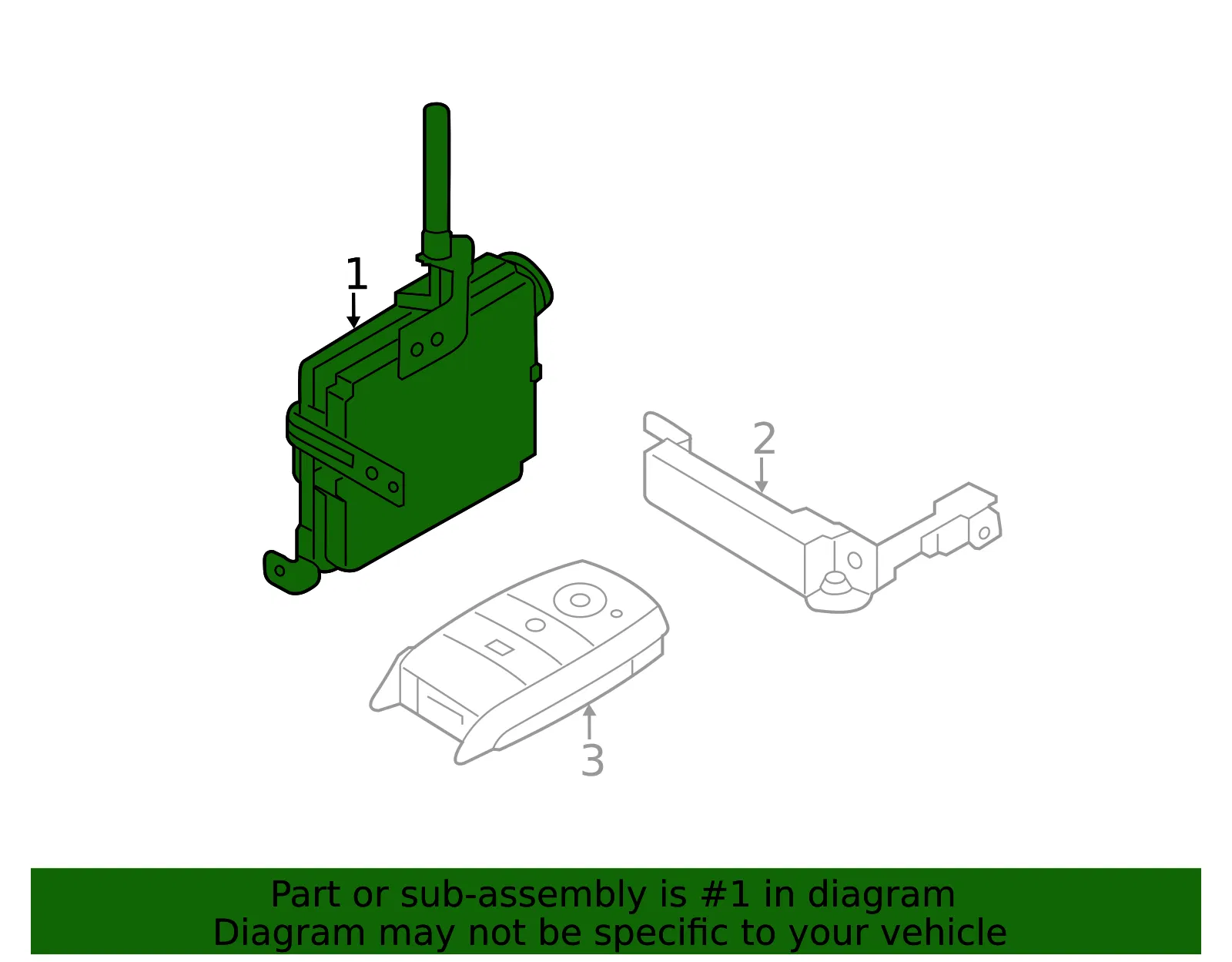 Control Module - Kia (95480-A7200) - view 2