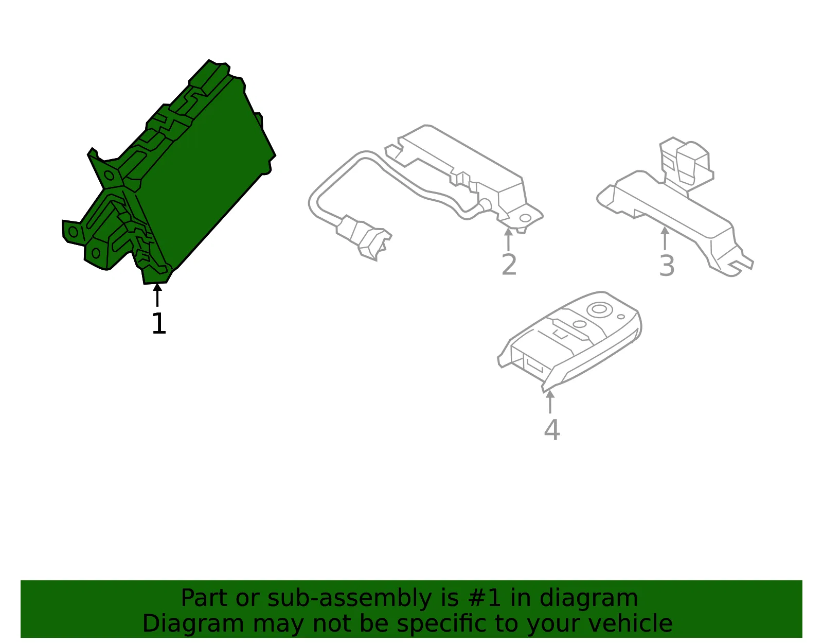 Module - Kia (95480-E4AC0) - view 2