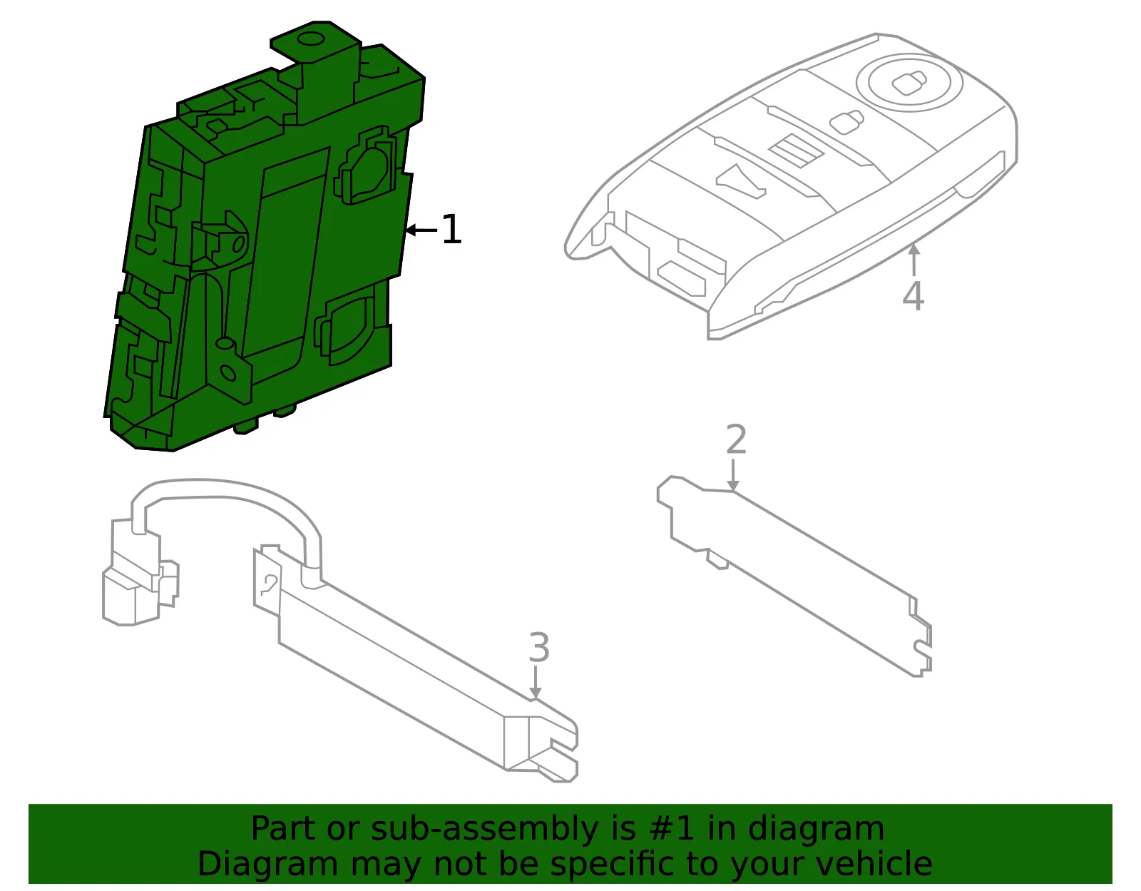 Control Module - Kia (95480-Q4000) - view 2