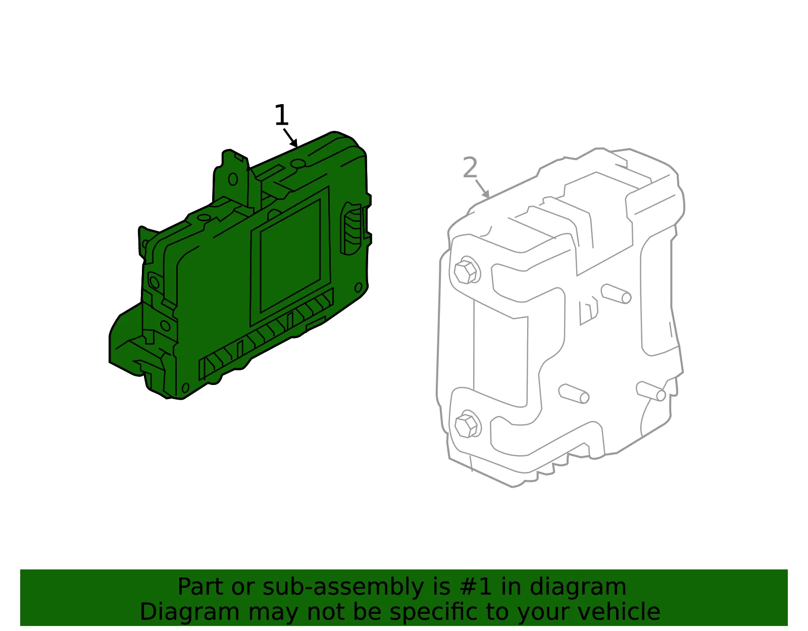 Control Module - Kia (954B0-G5AE0) - view 2