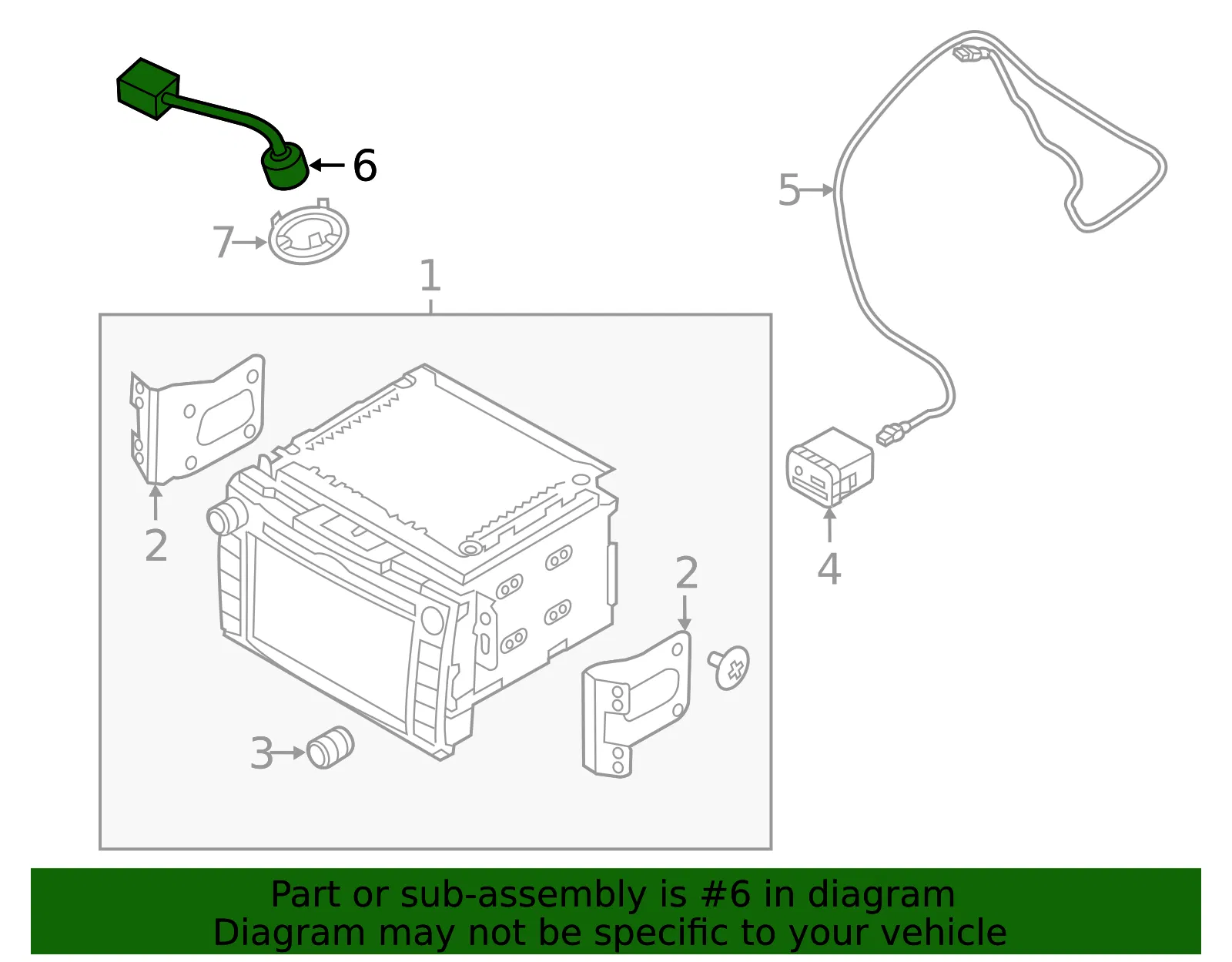 Microphone - Kia (95526-1M000) - view 2