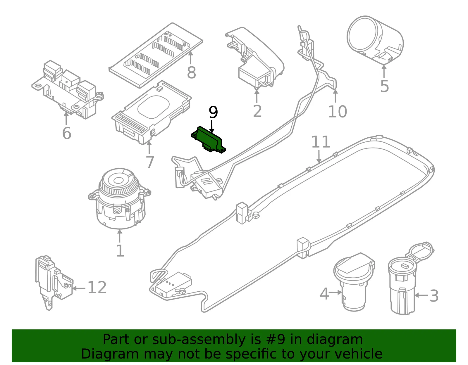 Indicator - Kia (95580-CV000) - view 2