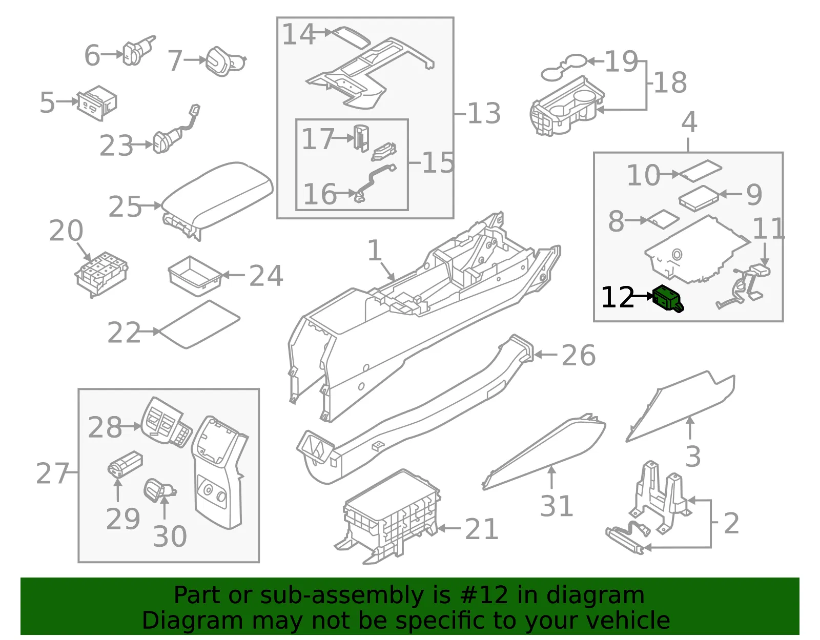 Indicator - Kia (95580-F6000) - view 2